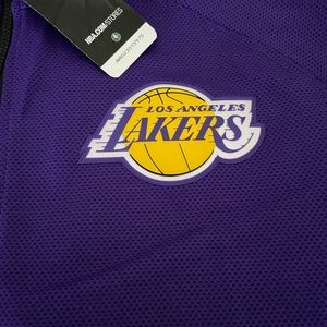 Nike NBA Lakers full zipper with hoodie Large size